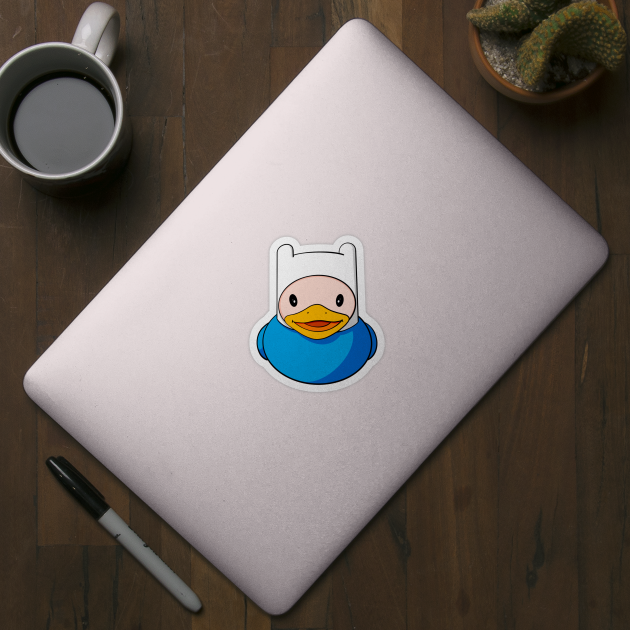 Adventure Time Finn Rubber Duck by Alisha Ober Designs